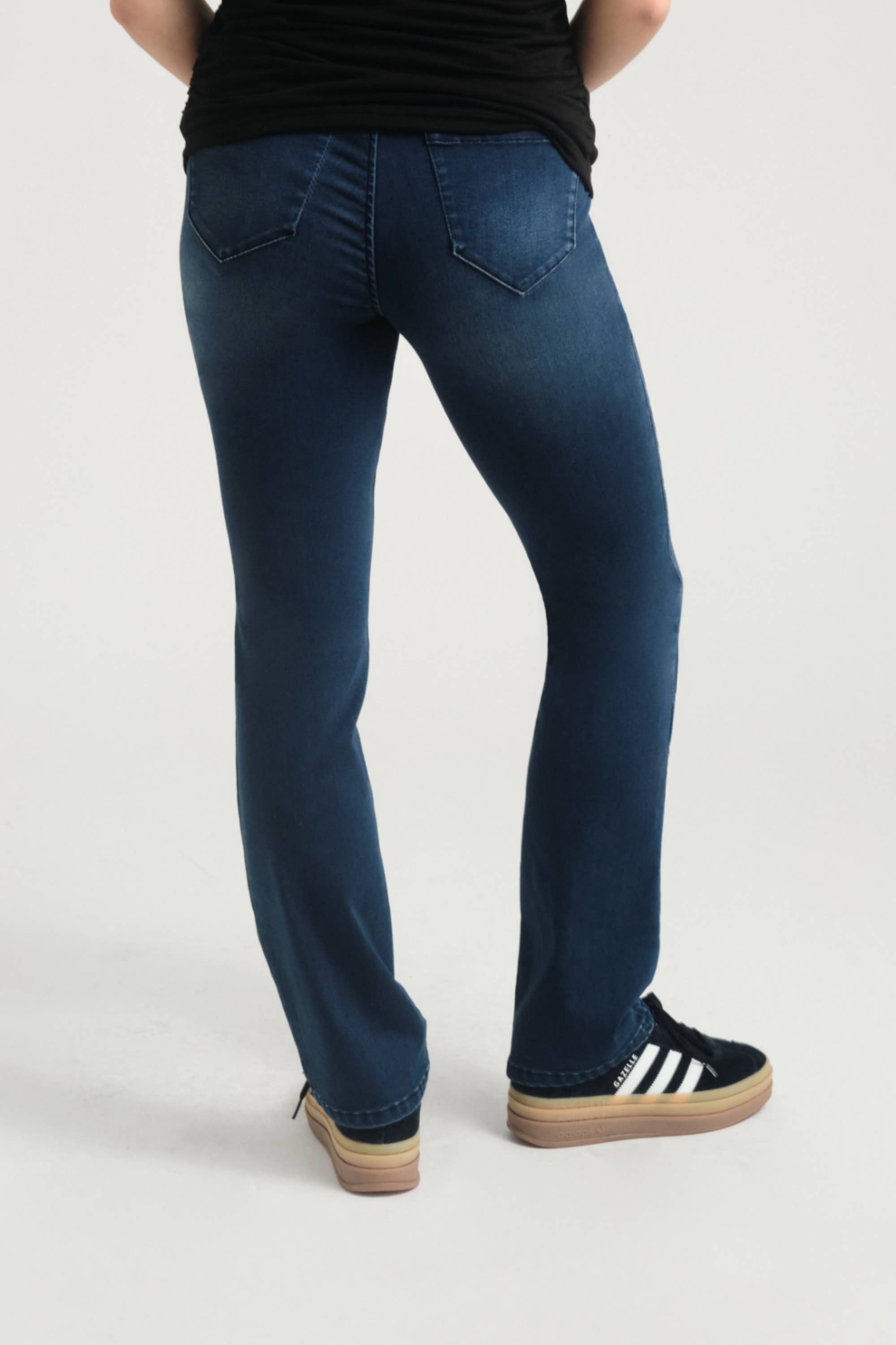 Image of 1822 Denim - Maternity 32” Better Butter Slim Straight Jean w/ Bellyband