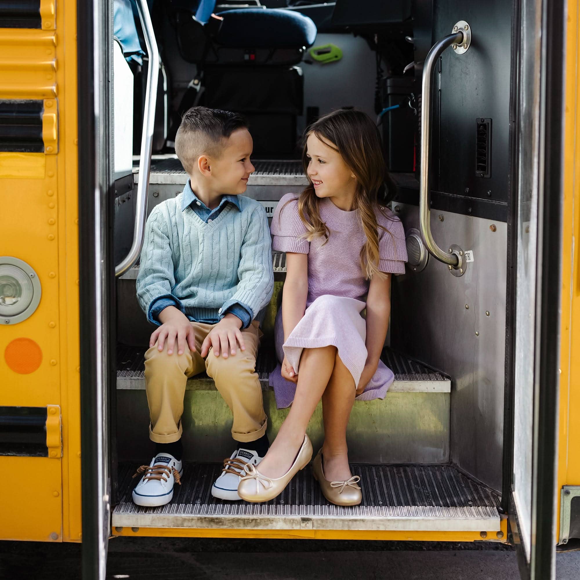 Image of Organic Flutter Sleeve Sweater Dress