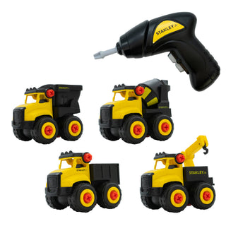 Toysmith - Red Toolbox Stanley Jr. Take Apart Dot Truck Set