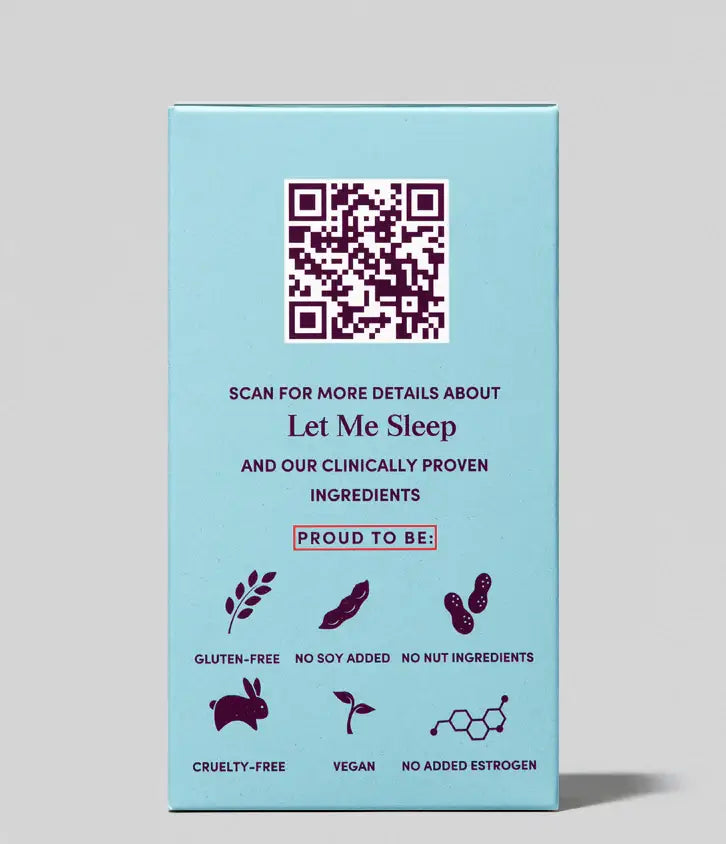 Image of Womaness - Let Me Sleep - Natural Sleep Supplement: 30 capsules