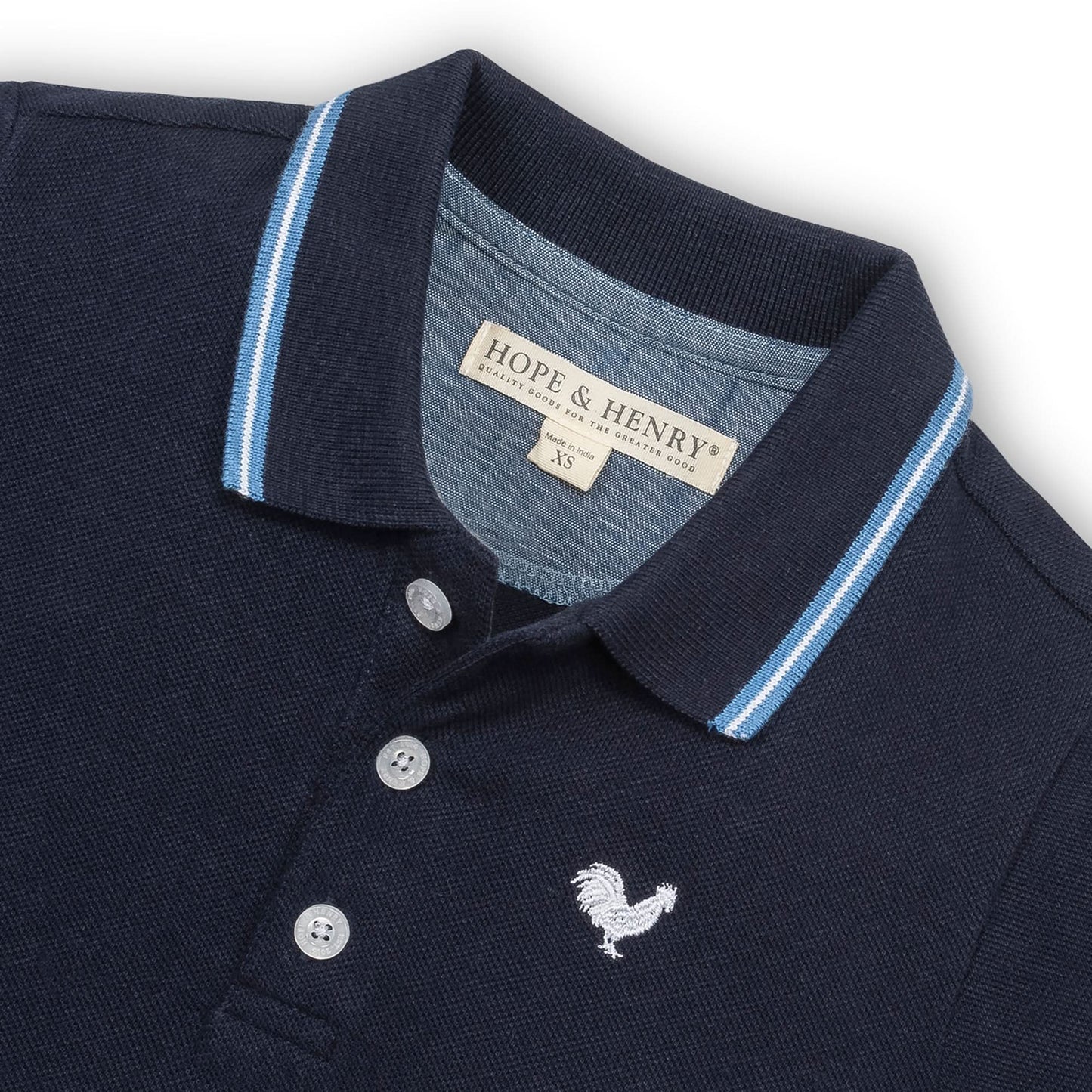 Hope and Henry - Organic Pique Polo