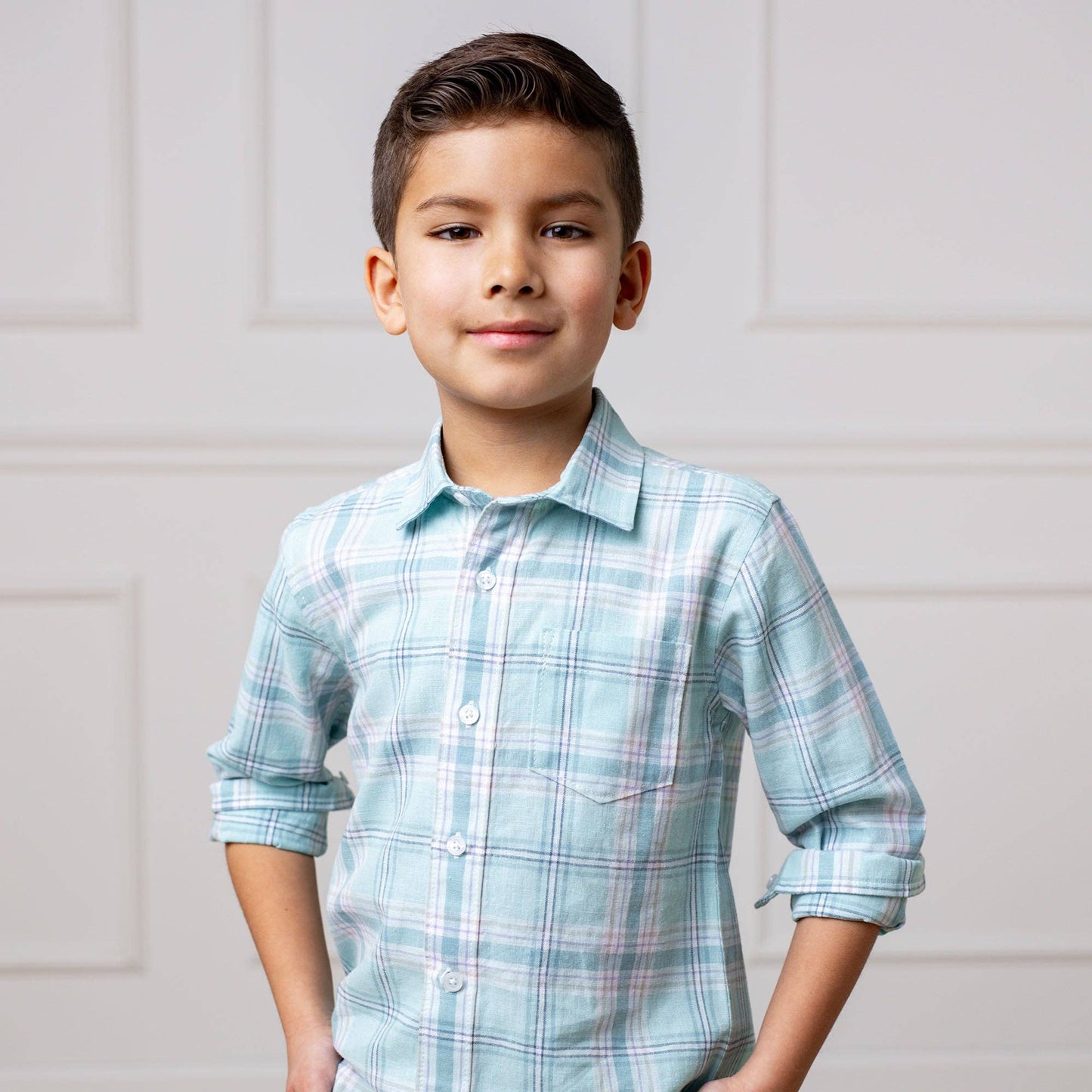 Hope and Henry - Linen Button Down Shirt