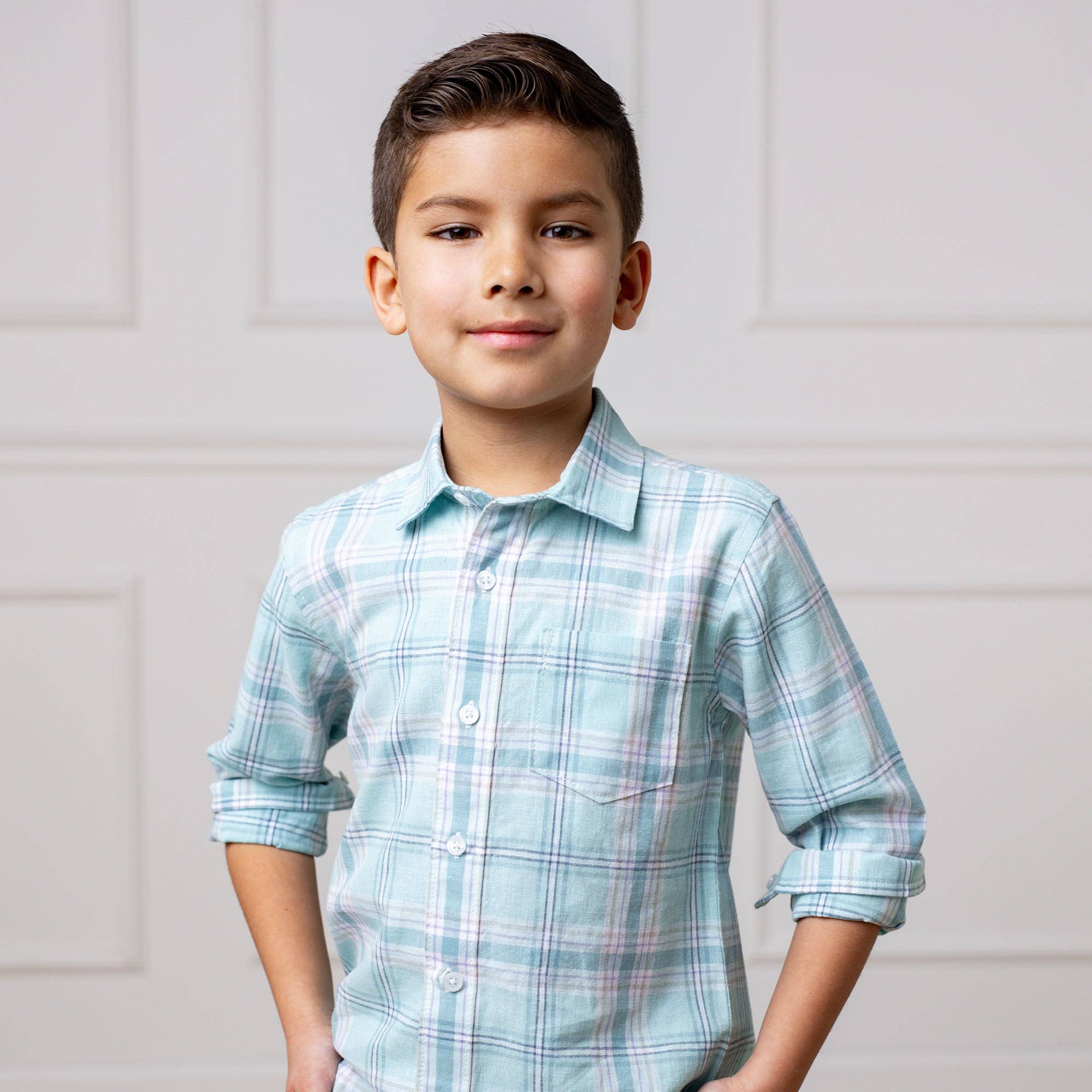 Hope and Henry - Linen Button Down Shirt