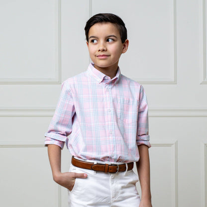 Hope and Henry - Organic Stretch Poplin Shirt