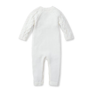 Organic Cable Knit Sweater Romper