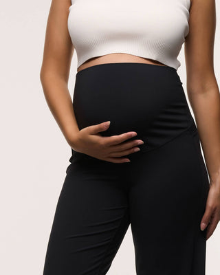 Wide Leg Overbelly Maternity Leggings
