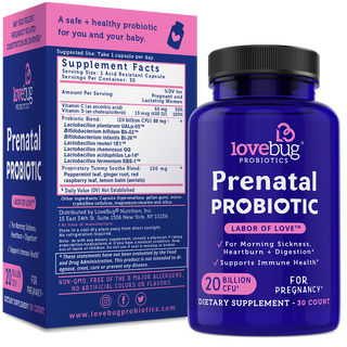 LoveBug Probiotics - Prenatal Probiotic - Tummy Sooth Formula