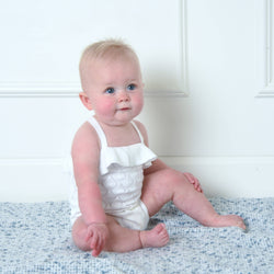 Image of Ruffle Sweater Romper