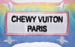 Image of Haute Diggity Dog - Pink Ombre Chewy Vuiton Bone Squeaker Dog Toy: Small / Mini