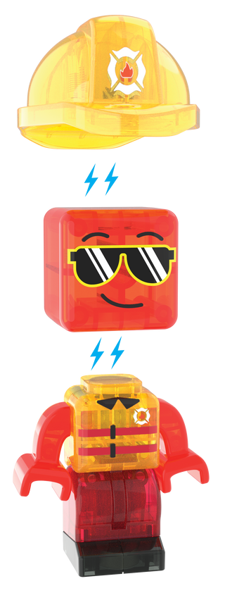 Magna-Tiles - Magna-Tiles Fire Rescue 27-Piece Set