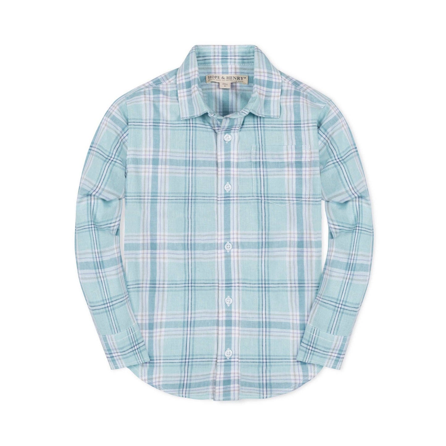 Hope and Henry - Linen Button Down Shirt