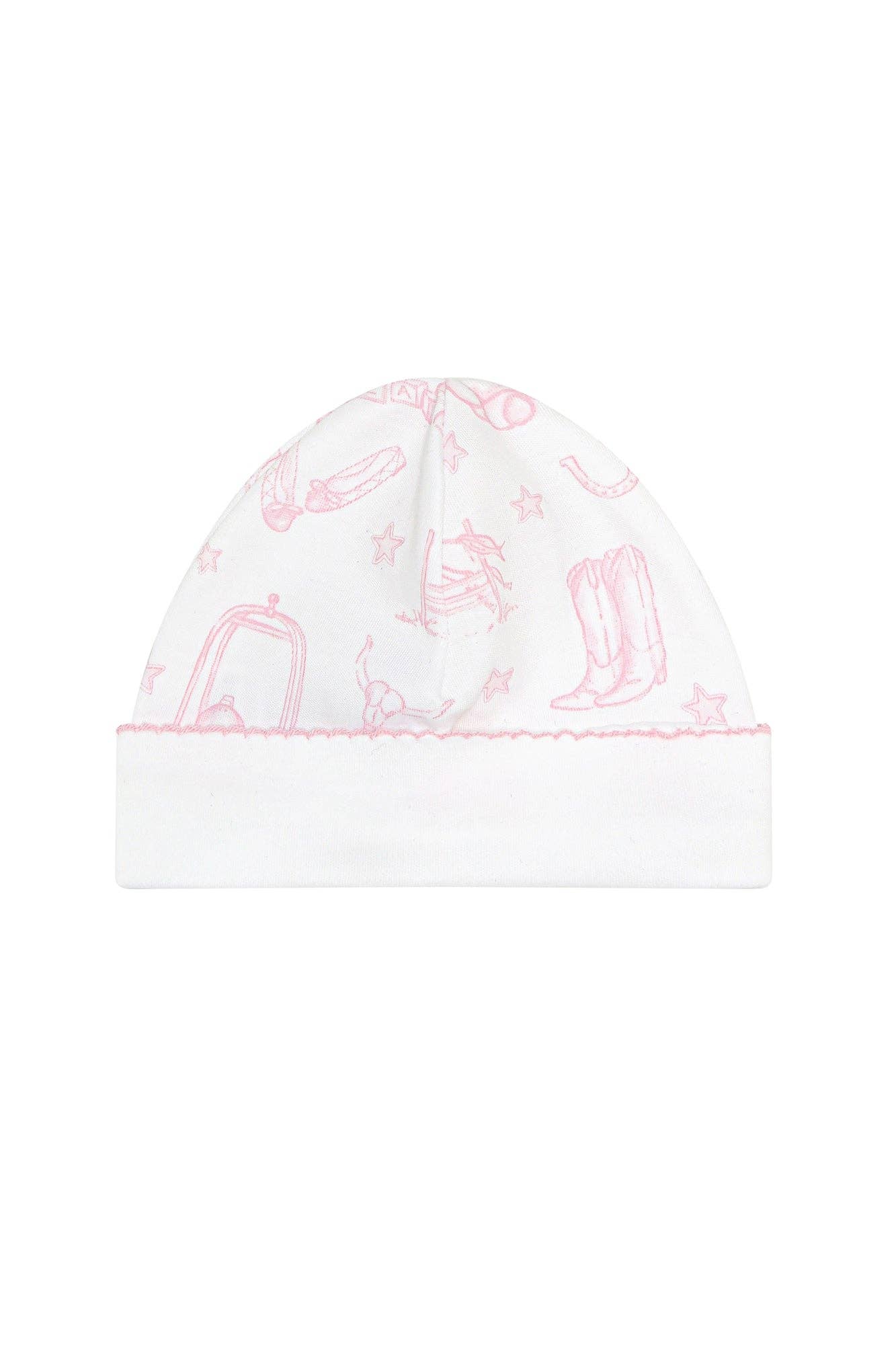 Nellapima - Pink Lone Star Toile Hat