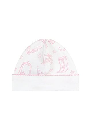 Nellapima - Pink Lone Star Toile Hat