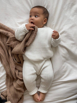 Image of Luna + Luca Chunky Rib Pullover