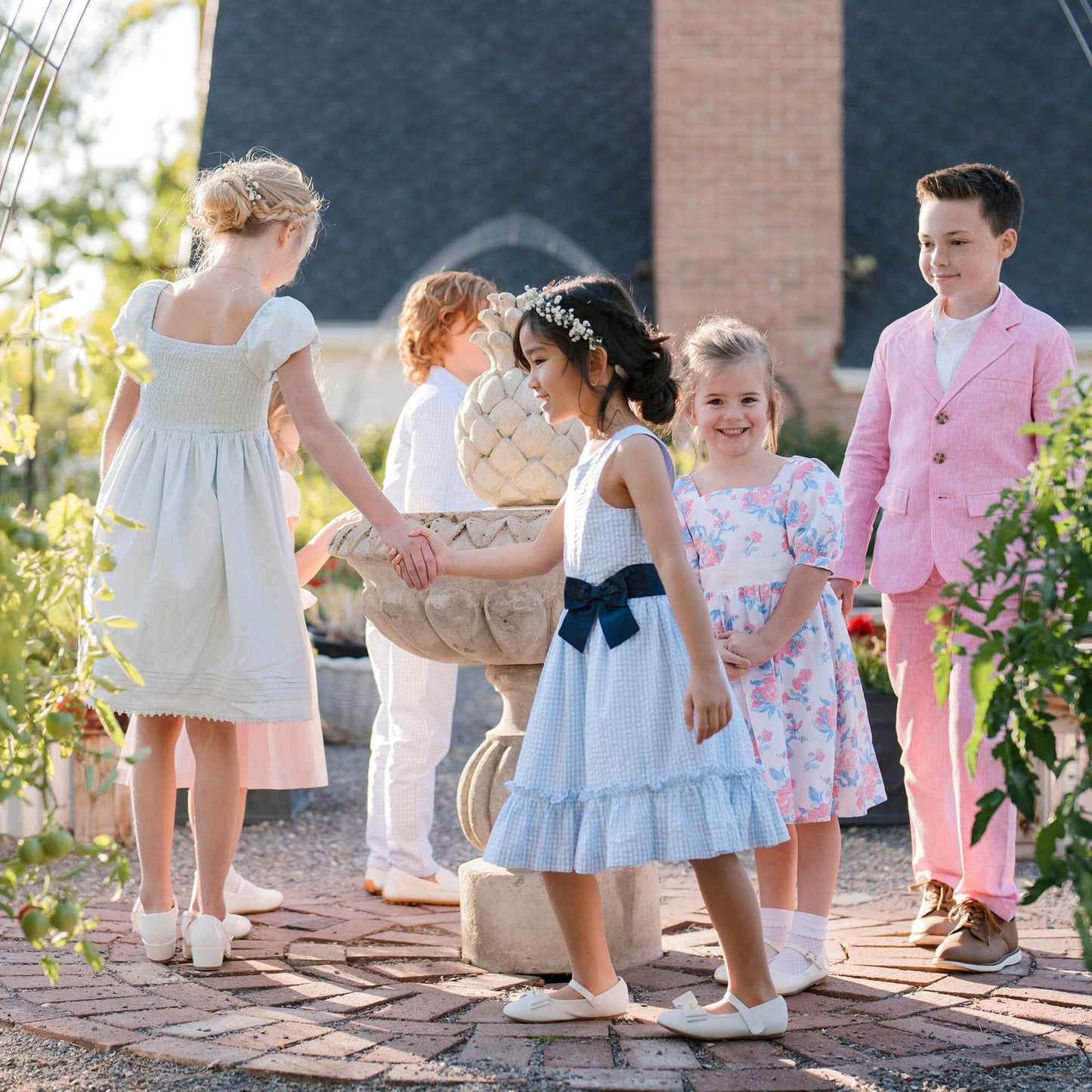Hope and Henry - Organic Cross Back Party Dress