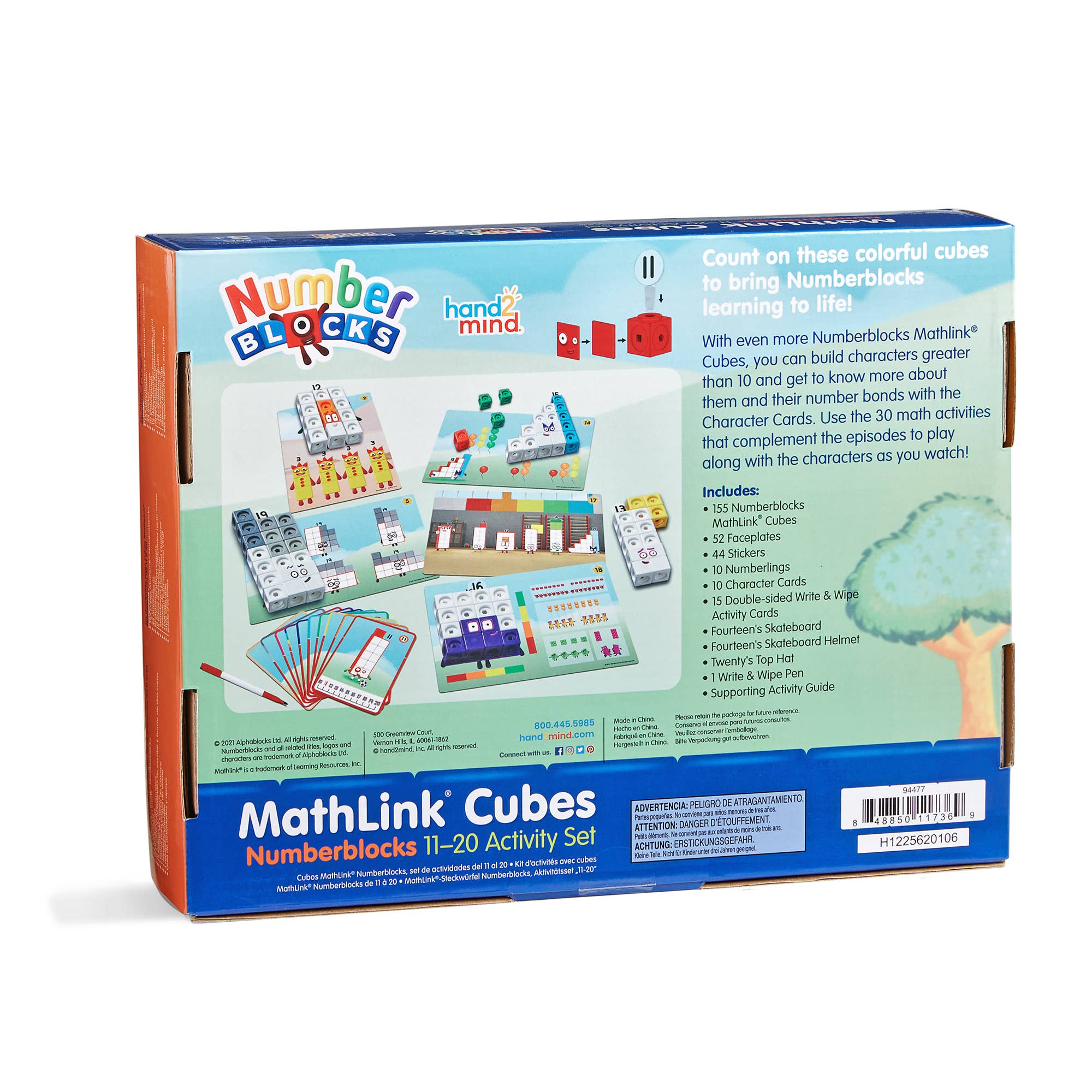Learning Resources - Mathlink® Cubes Numberblocks 11-20 Set