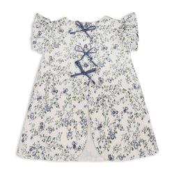 Image of Viverano Organics - Celia Floral Baby Bow Blouse +Bloomer (Organic)