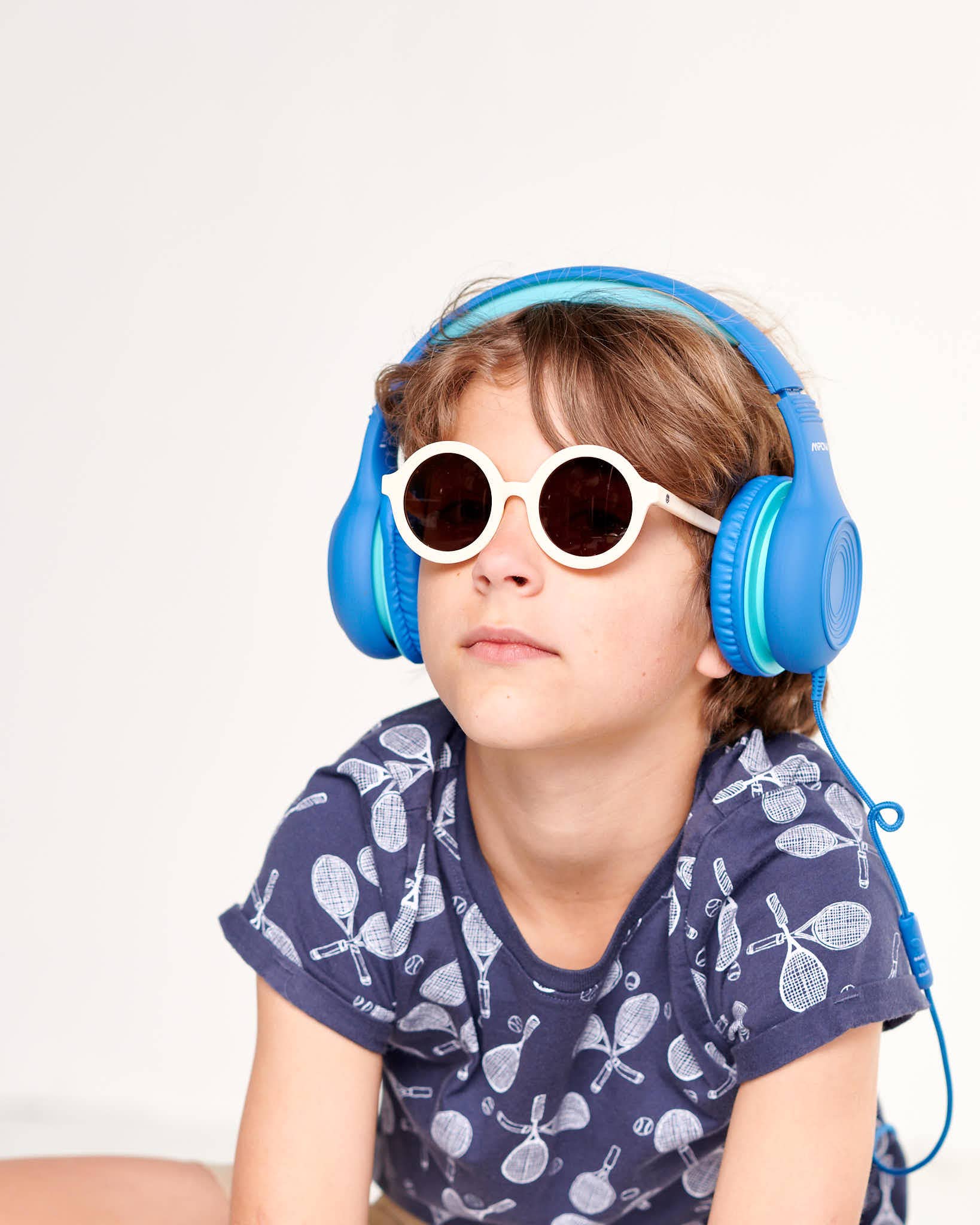 Image of Babiators - Sweet Cream Euro Round Kids Sunglasses with Amber Lens