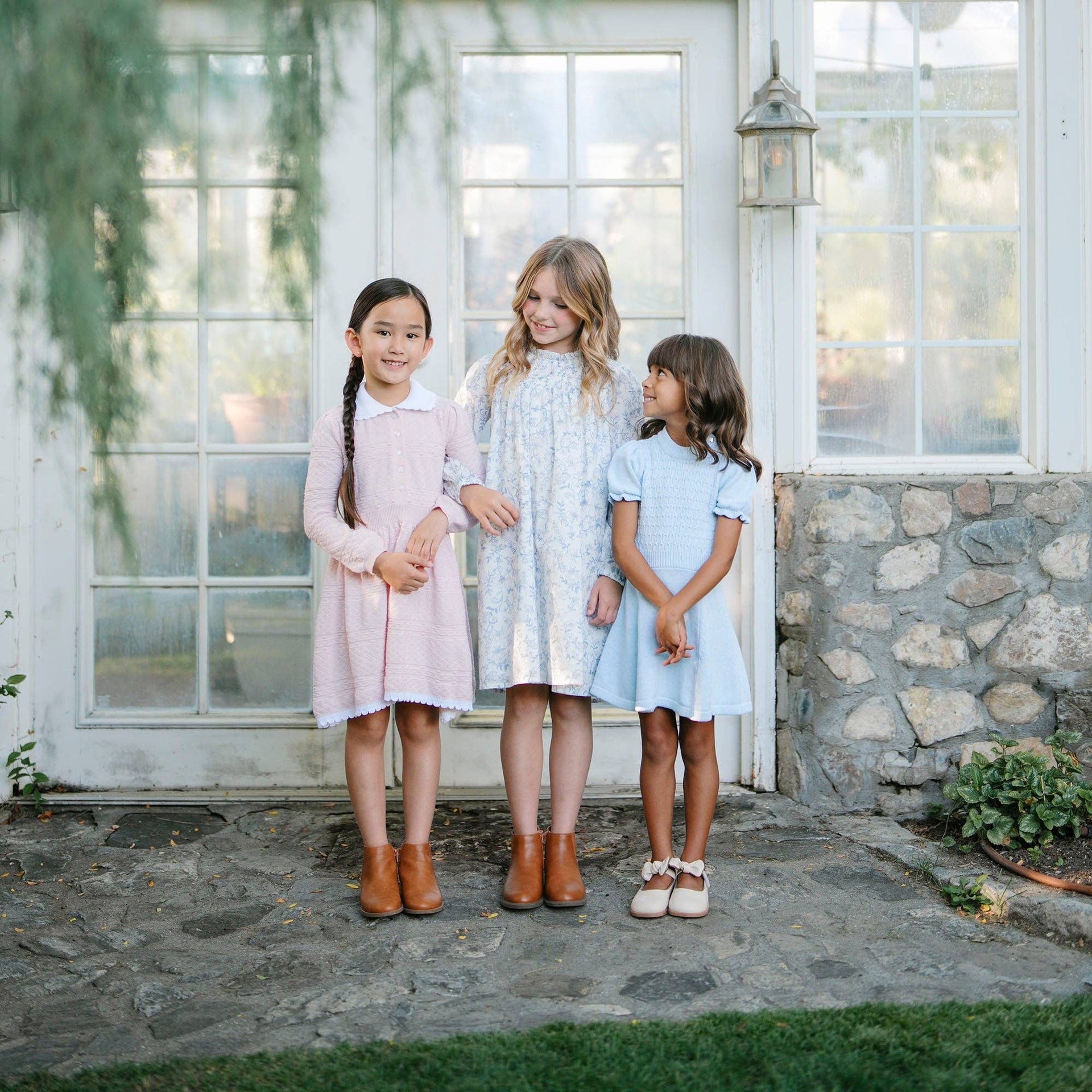 Organic Puff Sleeve Sweater Dress