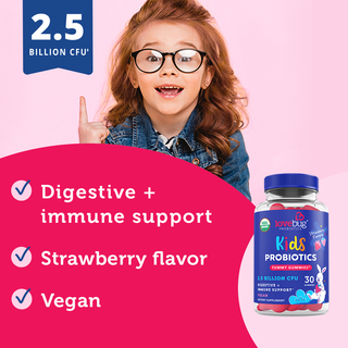 LoveBug Probiotics - Kids Probioitcs Organic - Gummies