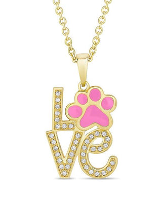 Puppy Love CZ Pendant