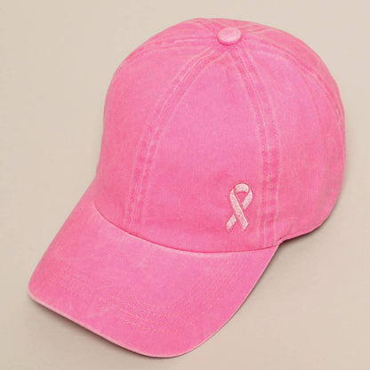 Breast Cancer Awareness Ribbon/Mama Baseball Cap