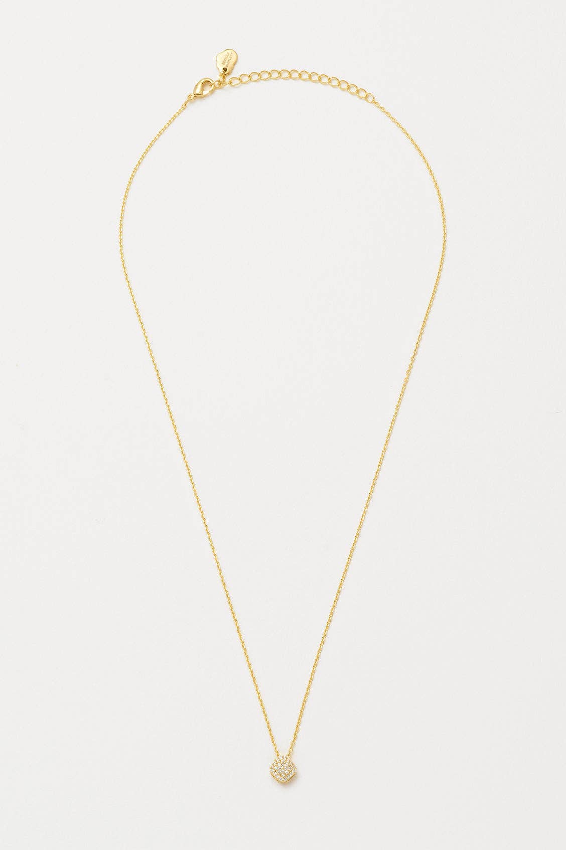 Pave Cushion Pendant