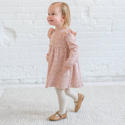 Image of Colored Organics - Mika Ruffle Long Sleeve Dress