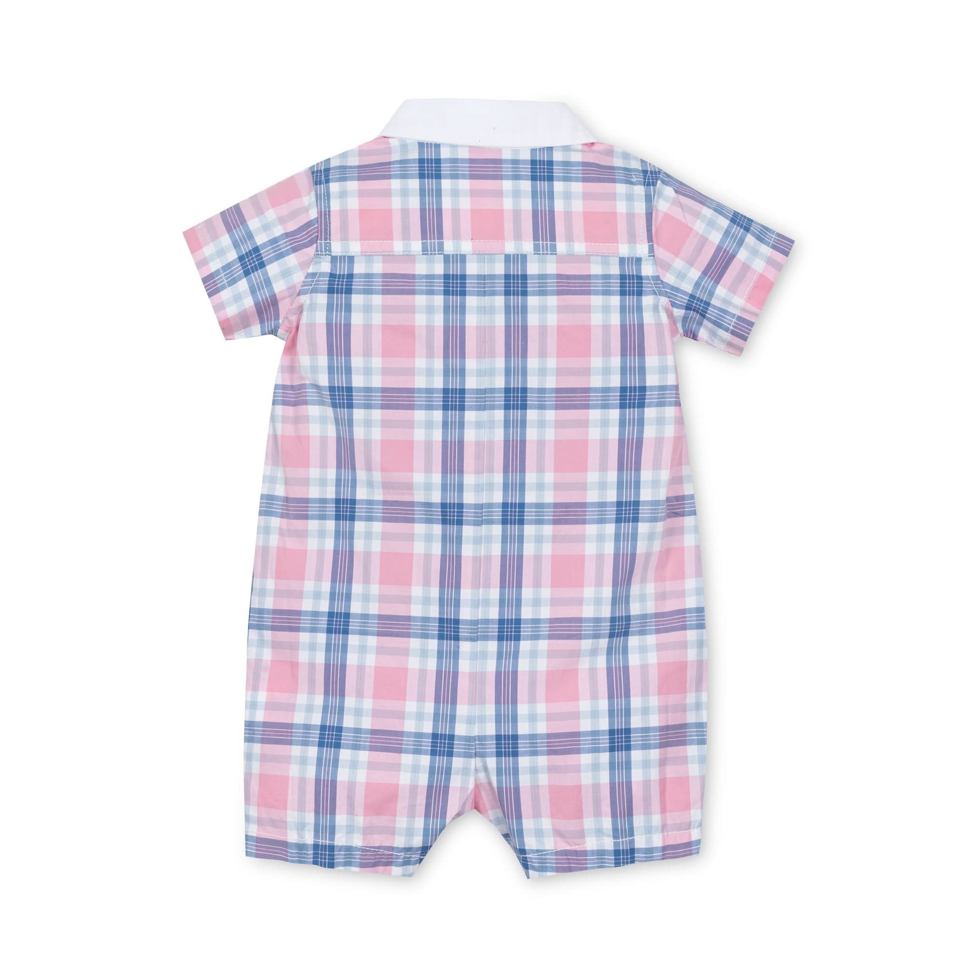 Hope and Henry - Stretch Organic Poplin Button Front Romper