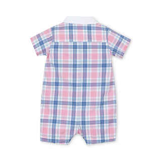 Hope and Henry - Stretch Organic Poplin Button Front Romper