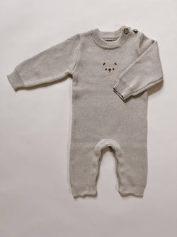 Image of Bear Jacquard Jumpsuit