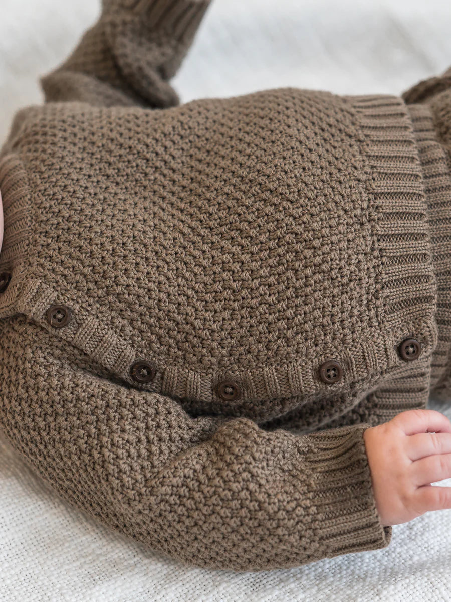 Image of Colored Organics - Frankie Seed Stitch Sweater Knit Kimono Top