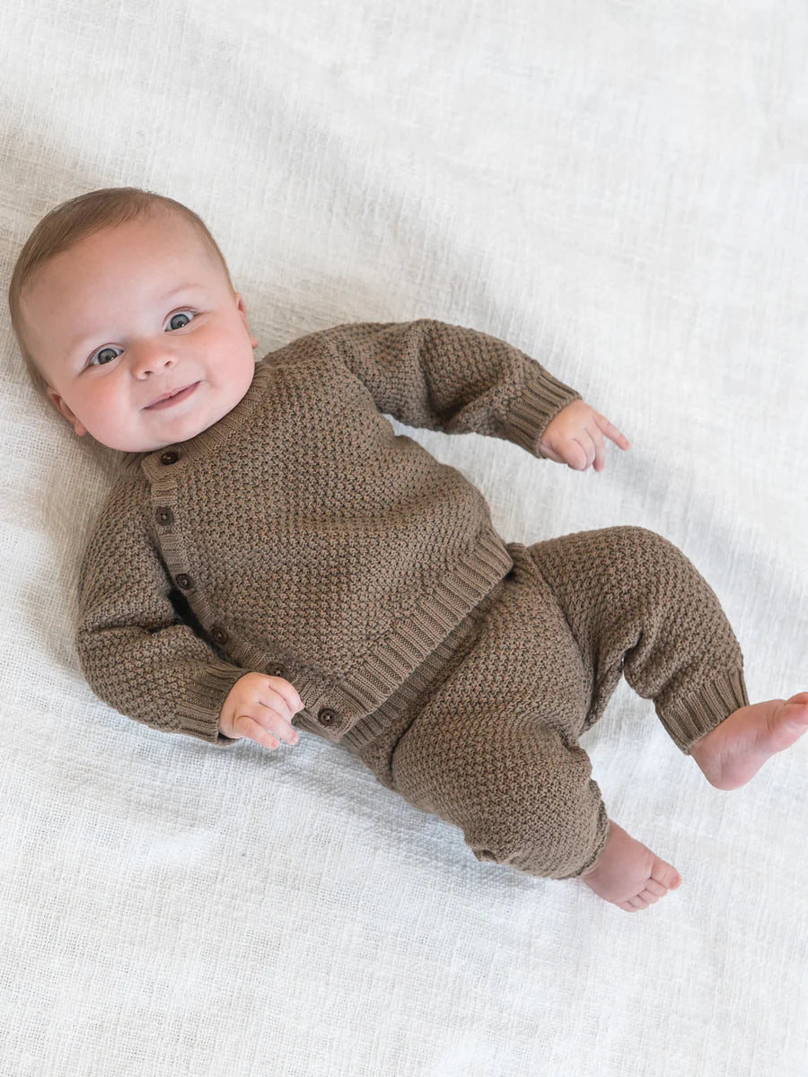 Image of Colored Organics - Frankie Seed Stitch Sweater Knit Kimono Top