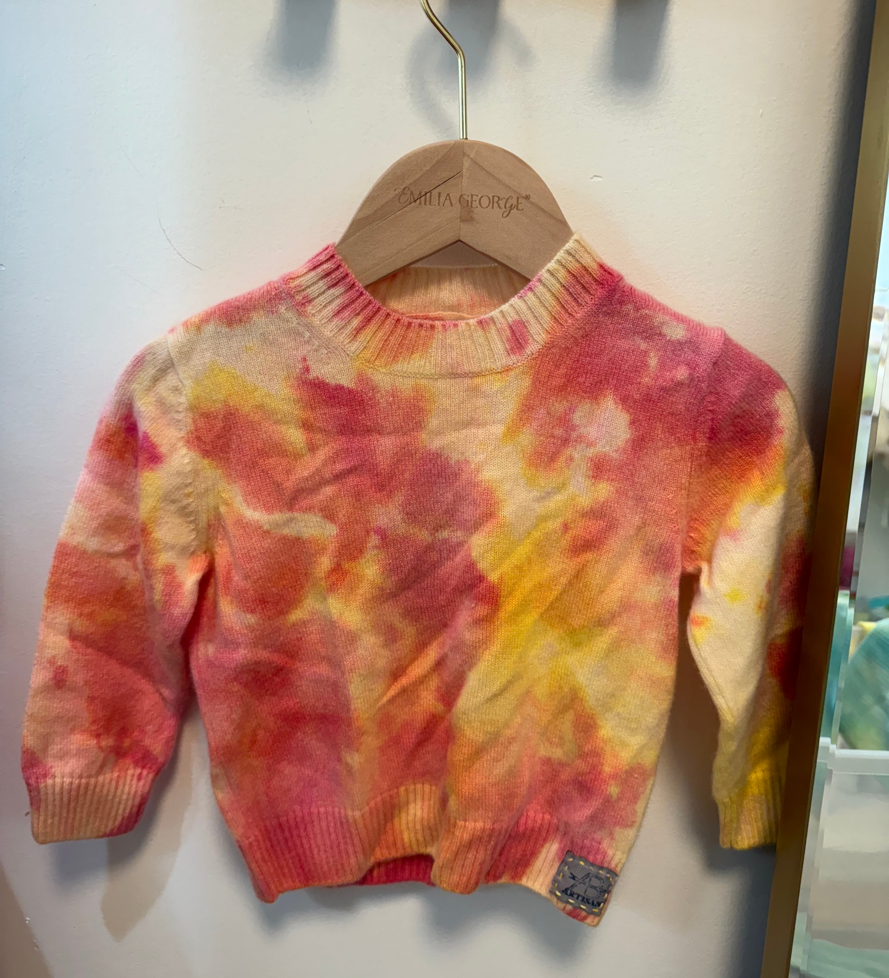 Tie-Dye Cashmere Kids Sweater