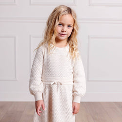 Image of Balloon Sleeve Sweater Dress