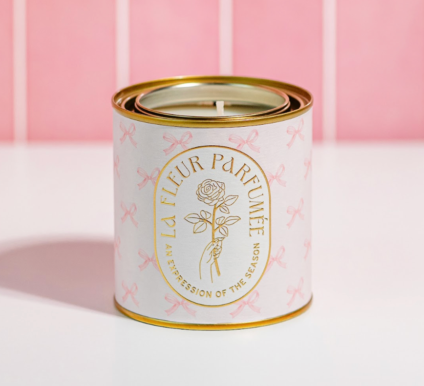 La Fleur Coquette Bow Candle