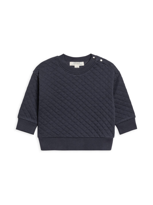 Colored Organics - Sutton Quilted Jacquard Pullover