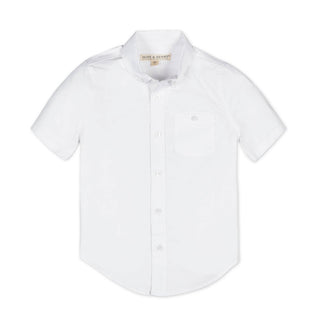 Hope and Henry - Organic Stretch Poplin Short Sleeve Shirt