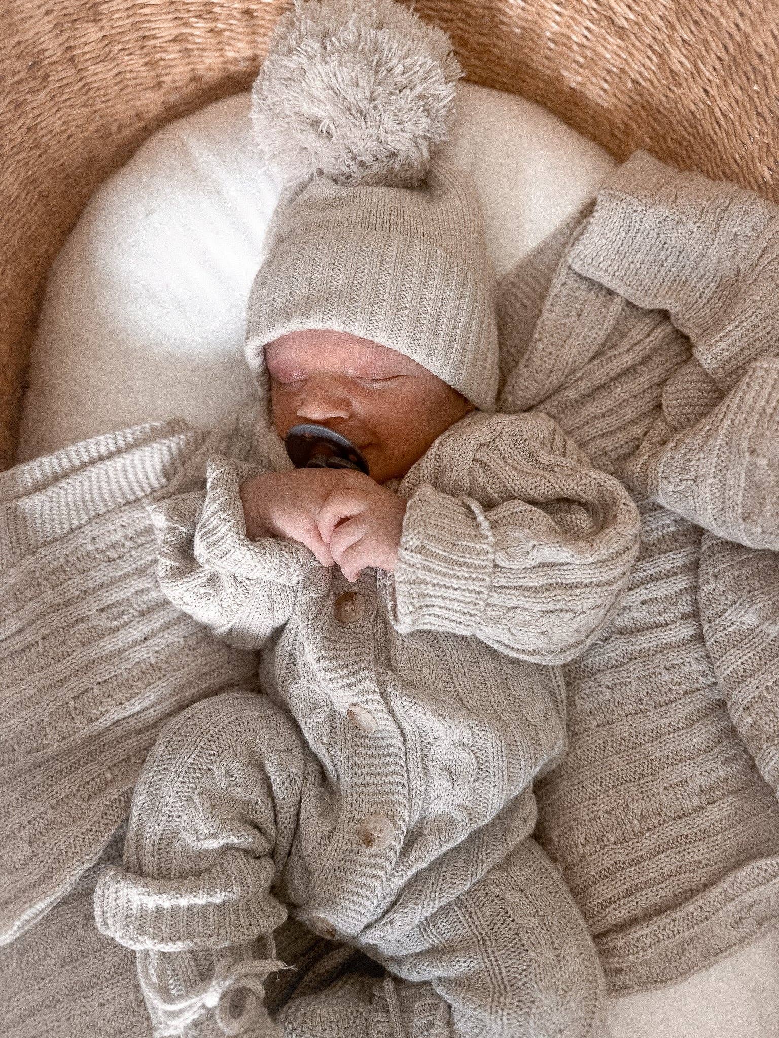 Luna + Luca Classic Cable Knit Jumpsuit