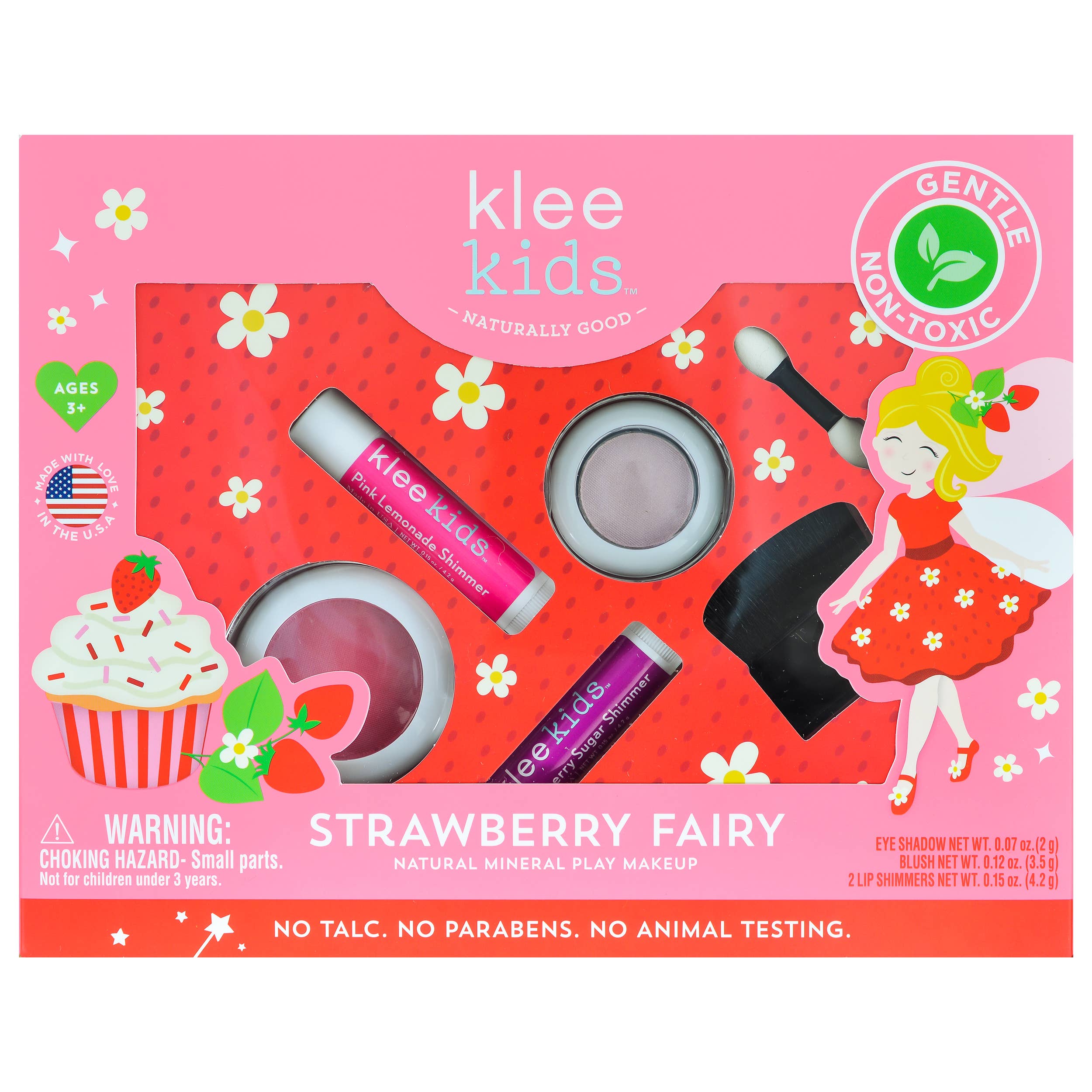 Klee Kids Natural Play Makeup 4-PC Kit: Crystal Palace Fairy