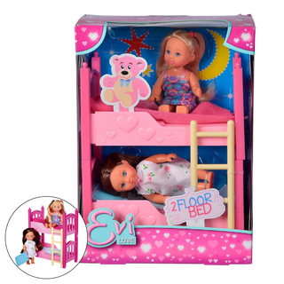 Toysmith - Simba Dickie- Evi Love- Bunk Bed Doll Playset