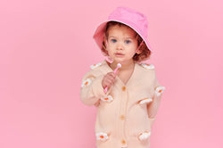 Image of Babiators - Babiators Sun Hat in Conch Shell Pink / 1-3Y