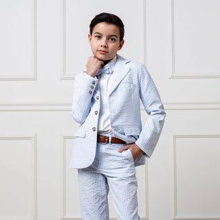 Hope and Henry - Organic Seersucker Suit Jacket