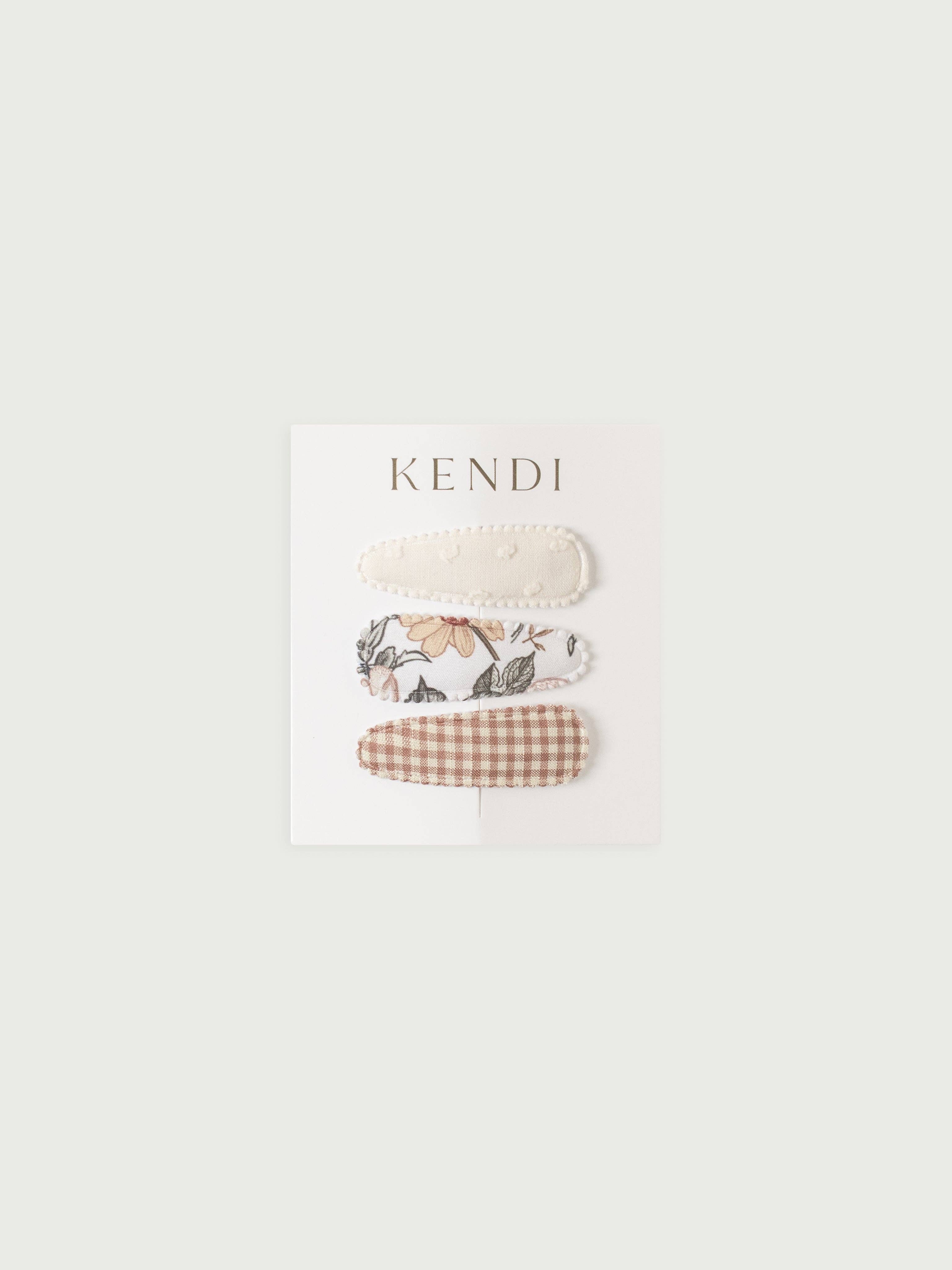 3-Pack Hair Clip Set