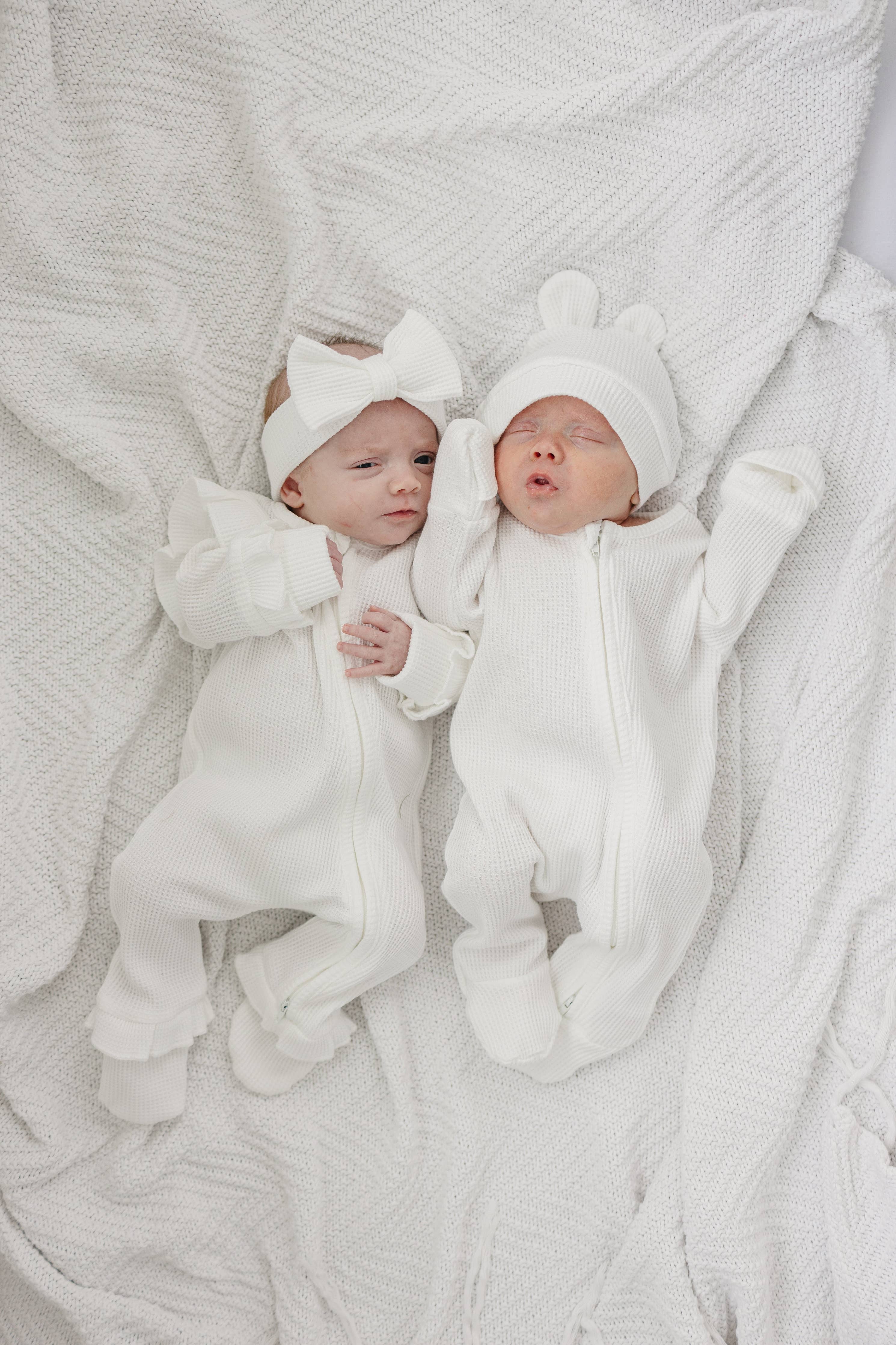 Image of Ruffle Waffle Set - White