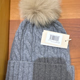 The Cable Beanie – Grey Melange Kids