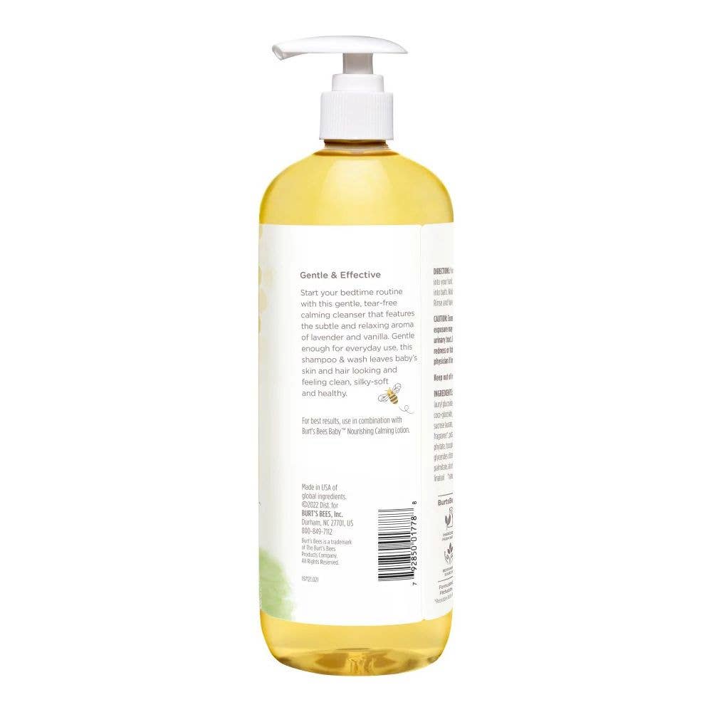 Burt's Bees - Baby Calming Tear-Free Shampoo & Wash 21 fl. oz. Pump Bottle
