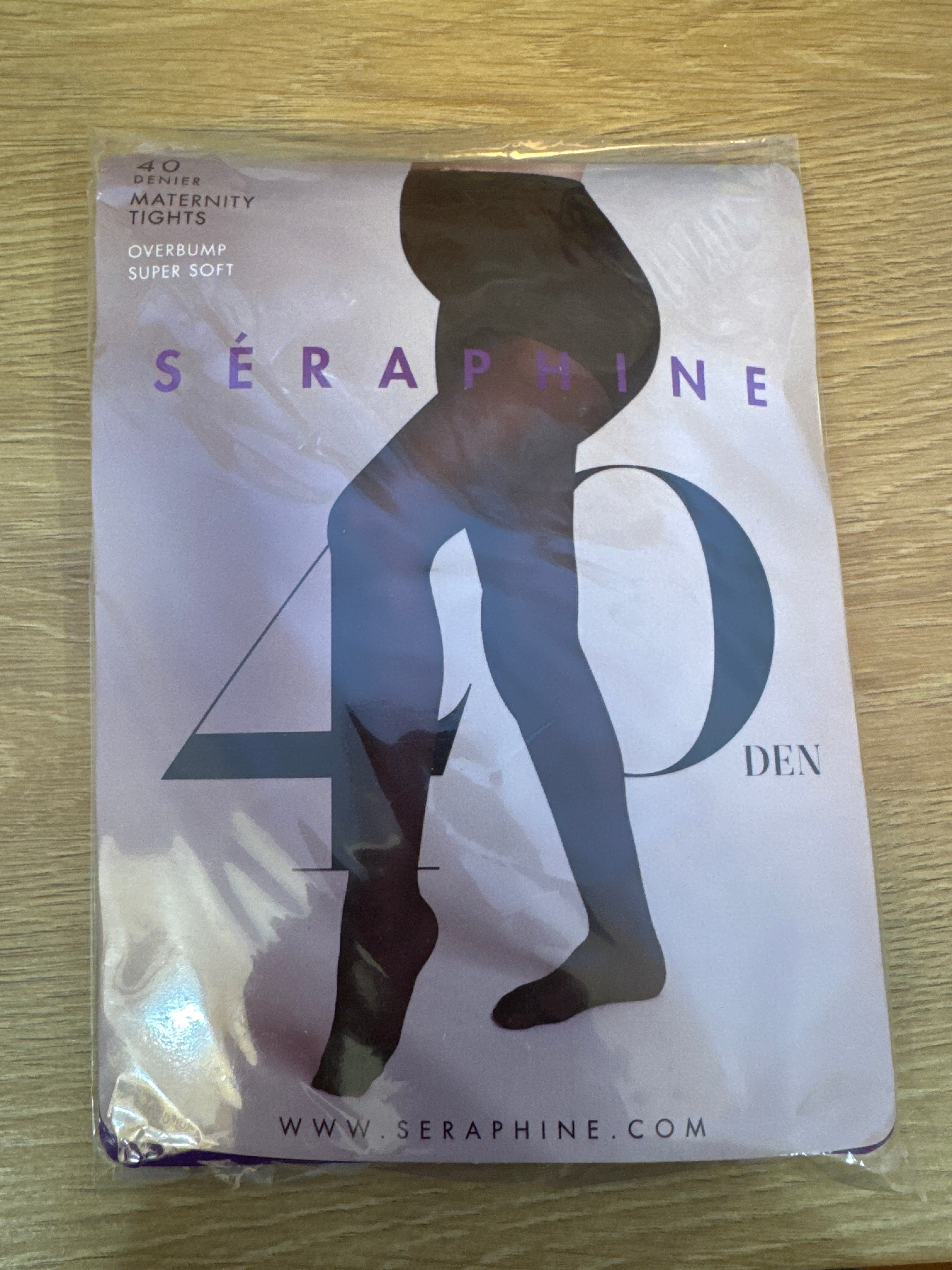 Seraphine Maternity Tights 40 Den Overbump super soft