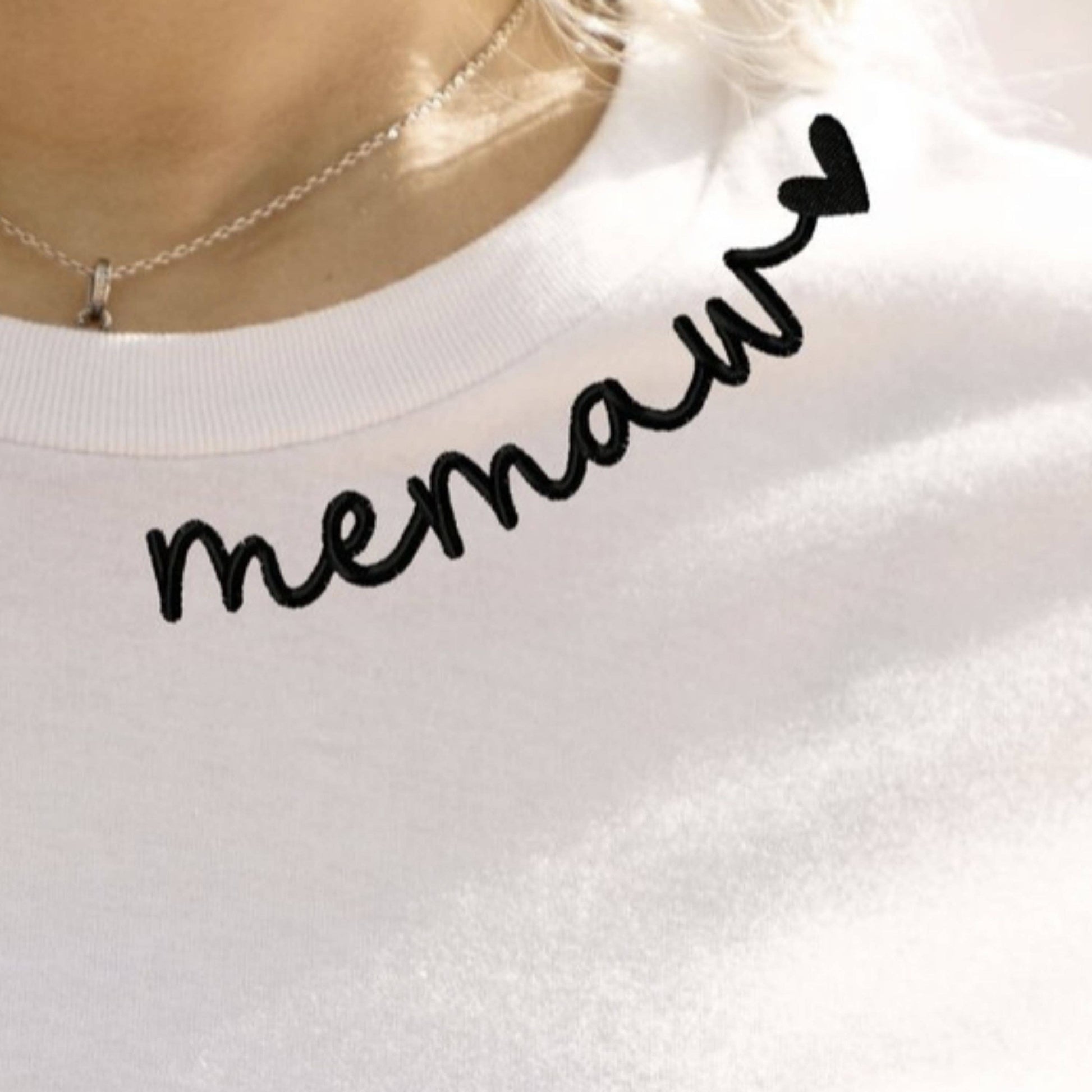 Bash - Mama Sweatshirt, Mama Collar Sweatshirt, Embroidered