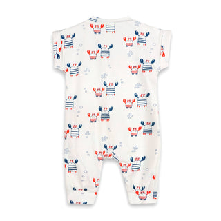 Nautical Crab Baby Jumpsuit